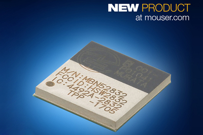 貿(mào)澤電子開售Murata基于nRF52的WSM-BL241藍牙5模塊，助力無線通信與外部設(shè)備連接